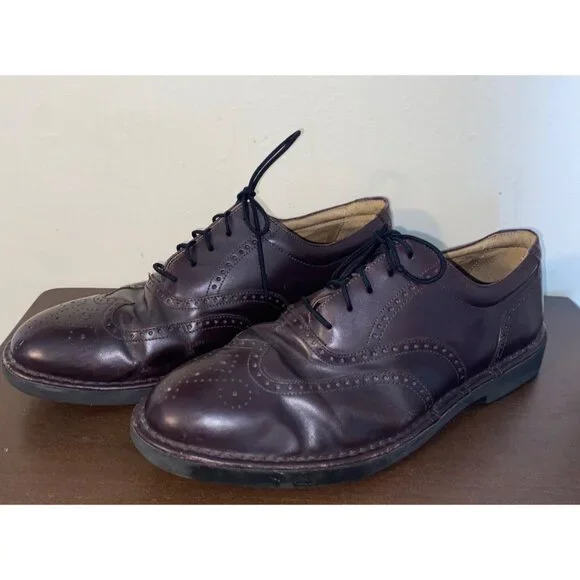 burgundy prom dress windsor Lethato Wingtip Brogue Oxford- Wine Red